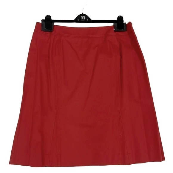 Doncaster red pencil skirt, knee length new sz 18 plus - Picture 1 of 4